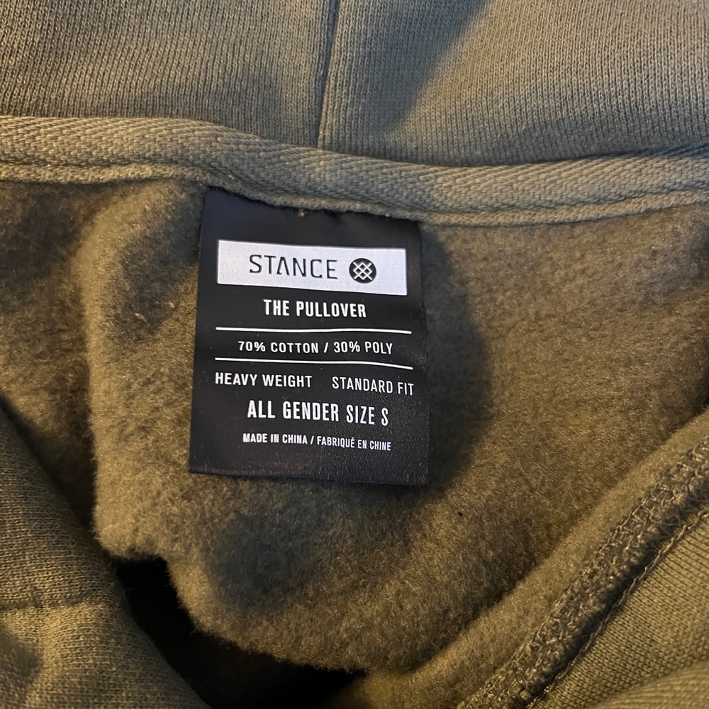 Stance Skeleton Olive Pullover Hoodie - Picture 4 of 5